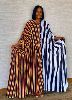 Tunu Two-tone Maxi Dress/Cover-up