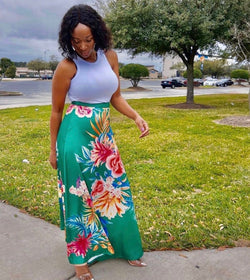 Zoe Satin Maxi Skirt